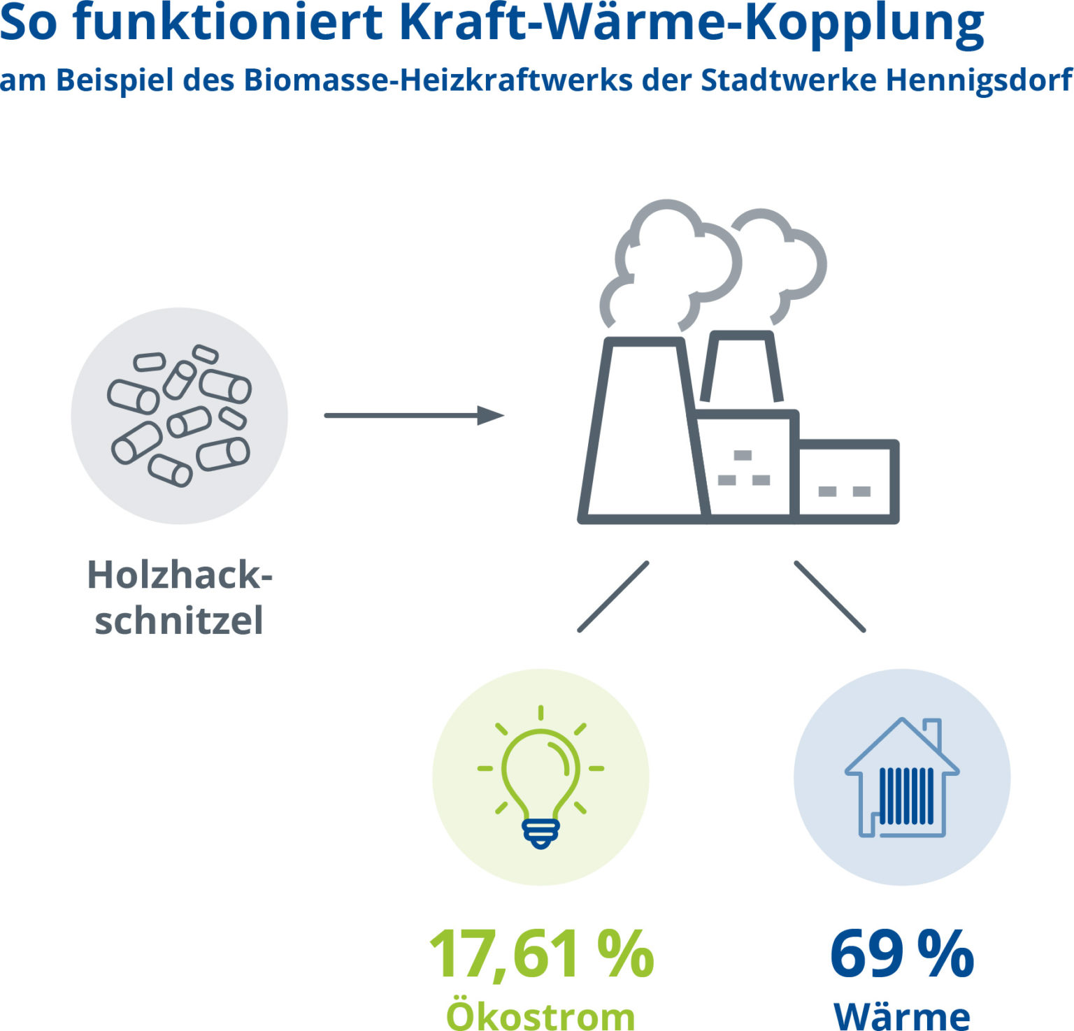 SWH StromGrafik Kraft Wärme Kopplung